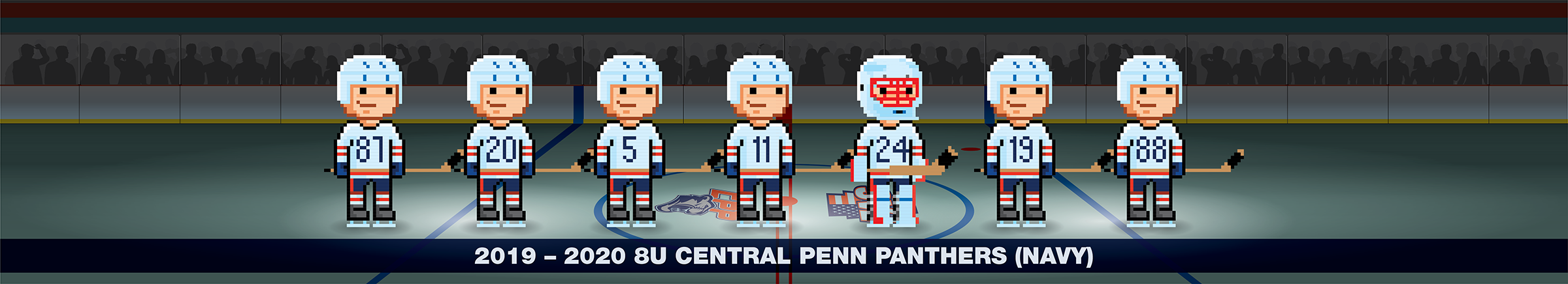2019 – 20 Central Penn Panthers 8U Navy