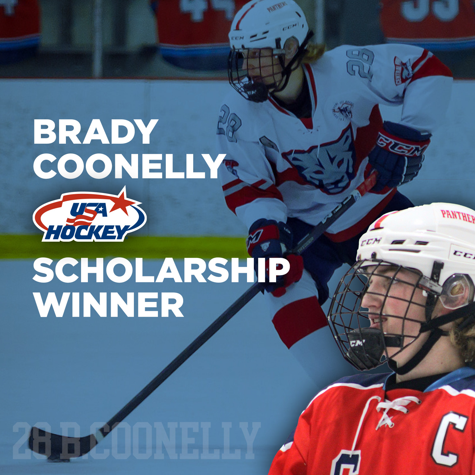 2023-24 USA Hockey Scholarship Winner — Brady Coonelly